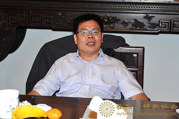 佛教-广东佛教工作学习考察团来山考察与本会座谈交流