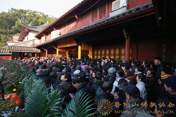 佛教-普陀山佛教协会举行道生长老荼毗法会