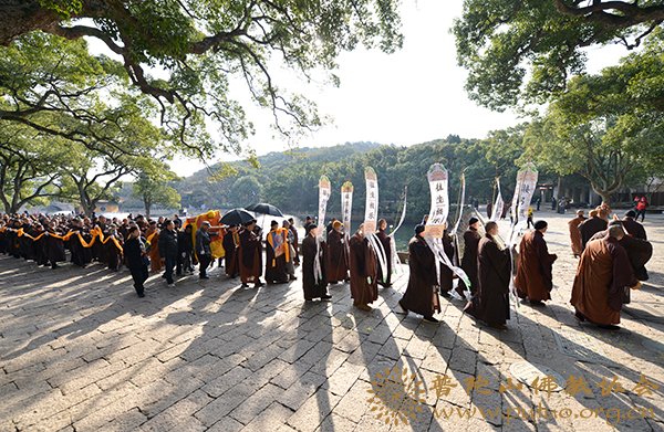 佛教-普陀山佛教协会举行道生长老荼毗法会