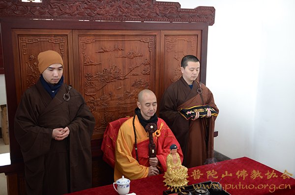佛教-贤宗法师应邀于宝陀讲寺作《讲要》专题讲座