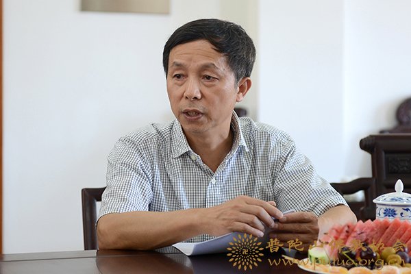 佛教-普陀山佛教协会在宝陀讲寺召开“普陀山佛教书画院”筹备工作会议