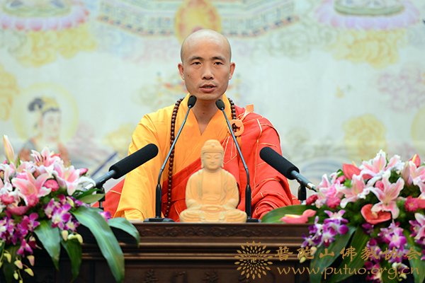 佛教-温州市佛协副会长达照法师应邀于宝陀讲寺作《禅修基础》佛学专题讲座