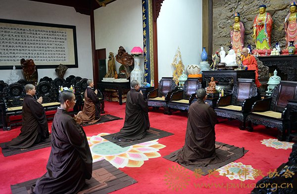 佛教-本山圆通禅林等五座女众道场结夏安居圆满结束道慈大和尚为作教诫并慈悲开示