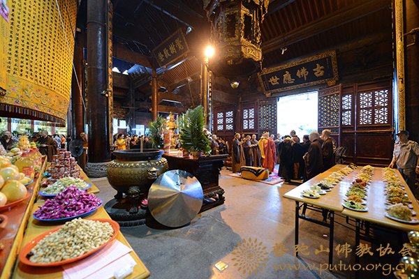 佛教-癸巳年七月十五日“佛欢喜日”普济禅寺举行盂兰盆供传供法会