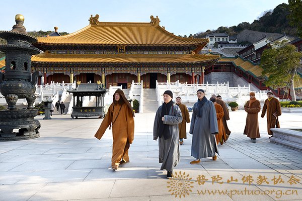 佛教-会长道慈大和尚一行赴全山各寺院走访慰问