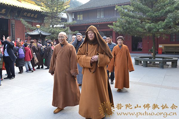 佛教-会长道慈大和尚一行赴全山各寺院走访慰问