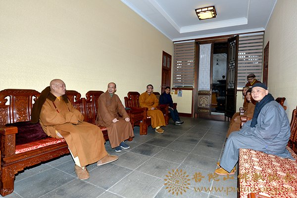 佛教-会长道慈大和尚一行赴全山各寺院走访慰问