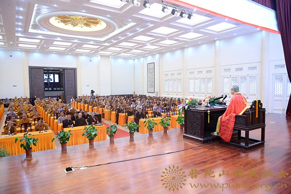 佛教-修定法师于宝陀讲寺作《般若导论》佛学专题讲座