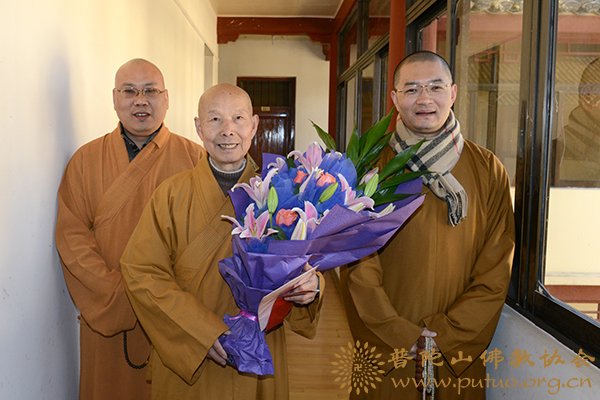 佛教-佛协领导赴杨枝禅院慰问长定、华证、净根长老