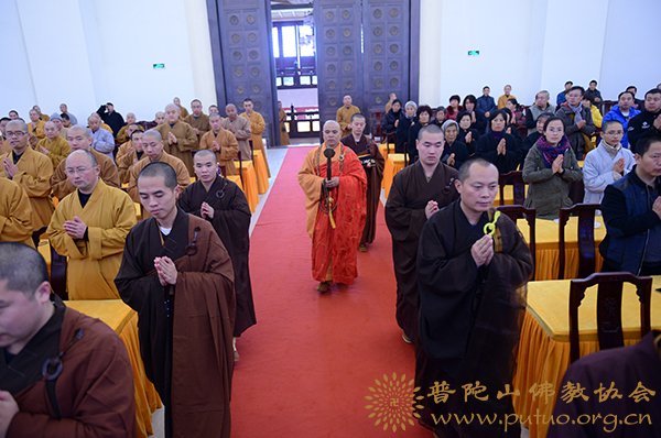 佛教-门肃法师于宝陀讲寺作《人间佛教的观音信仰》佛学专题讲座