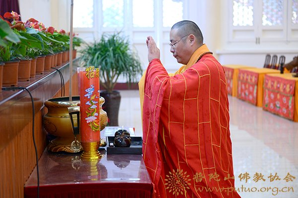 佛学-净旻法师于宝陀讲寺作《“法华七喻”解读》佛学专题讲座