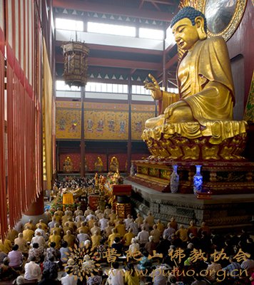 佛教-本会副会长净旻法师应邀赴绍兴弘法作《佛法与环保》佛学讲座