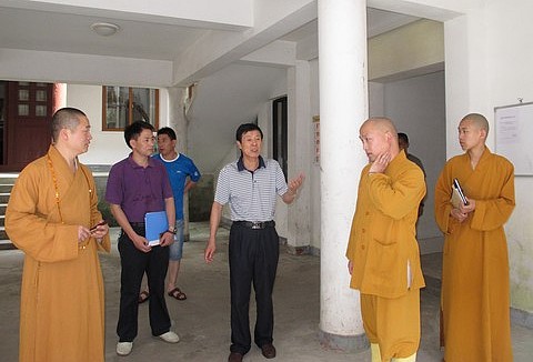 佛协综治办赴全山各寺院进行安全综合检查