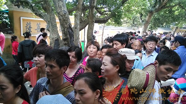 普陀山-六月十九观音香会期普陀山进香活动有序进行
