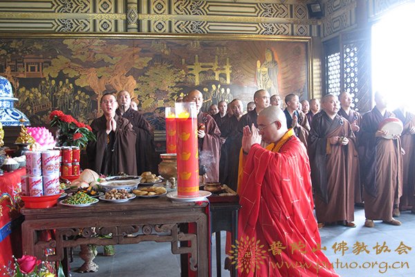 佛教-妙公上人诞辰105周年纪念日举行上供法会