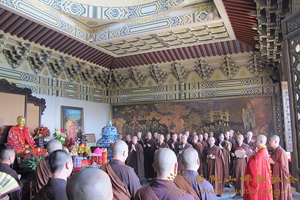 佛教-妙公上人诞辰105周年纪念日举行上供法会