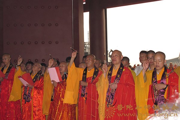 佛教-道慈大和尚应邀赴河北唐山出席大唐兴国禅寺大雄宝殿落成圣像开光法会