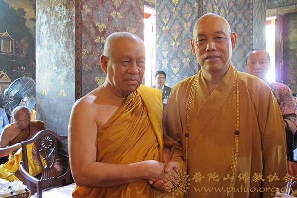 佛教-道慈大和尚在泰国期间拜见副僧王帕亚发慕尼长老
