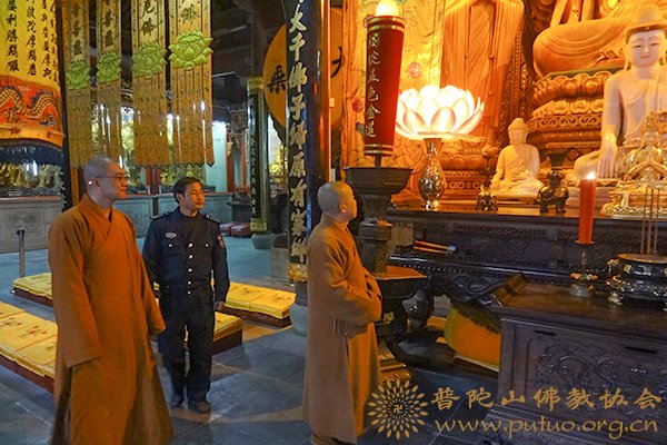 慧济禅寺对各殿堂、寮房进行安全卫生大检查