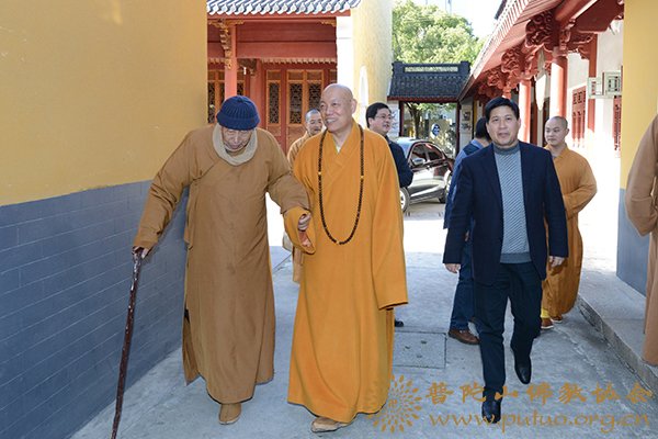 佛教-道慈会长赴定海祖印寺、本山敬老院和佛教颐养堂新春慰问