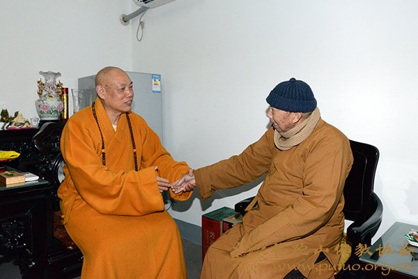 佛教-道慈会长赴定海祖印寺、本山敬老院和佛教颐养堂新春慰问