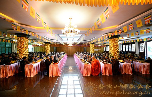 佛教-普陀山佛教协会全山执事第二十三期共修观音七法会圆满结束