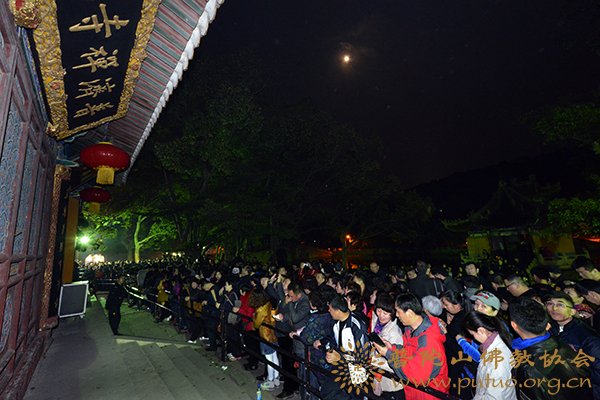 观音-二月十九观音香会期普济禅寺进香活动安全有序