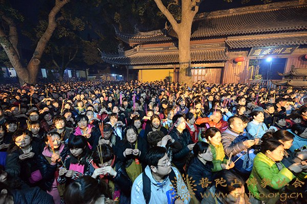 观音-二月十九观音香会期普济禅寺进香活动安全有序