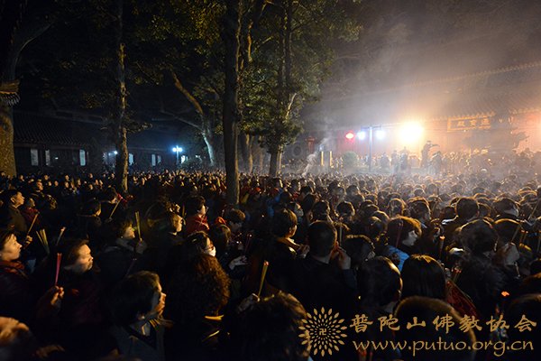 观音-二月十九观音香会期普济禅寺进香活动安全有序