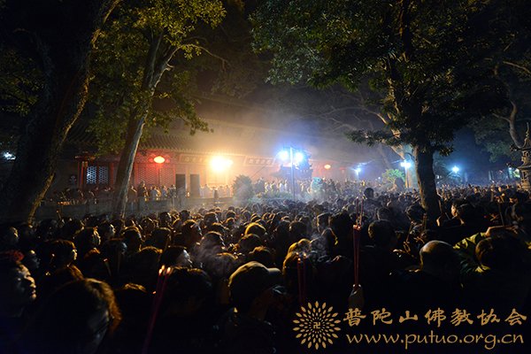 观音-二月十九观音香会期普济禅寺进香活动安全有序