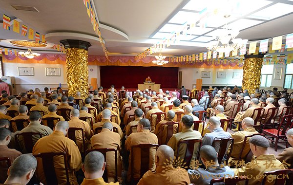 时政-佛协召开全山执事学习会道慈会长传达全国两会精神