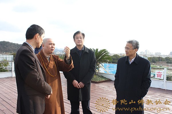 观音-省政协民宗委调研观音法界项目建设工作
