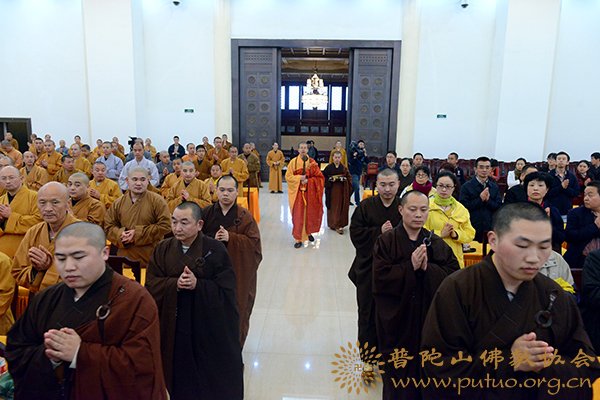 佛教-圣凯法师应邀于宝陀讲寺作《何谓佛教》佛学讲座