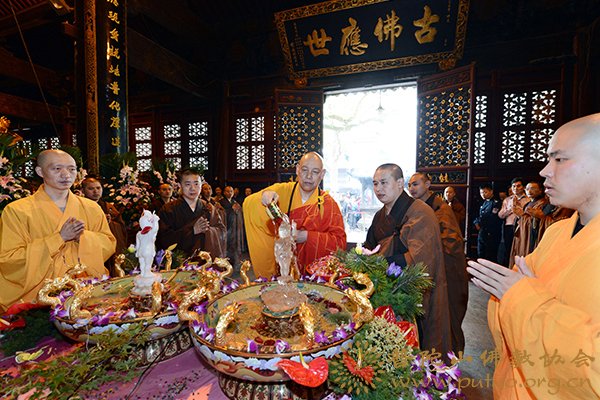 佛教-甲午年四月初八佛诞日普济禅寺隆重举行浴佛法会