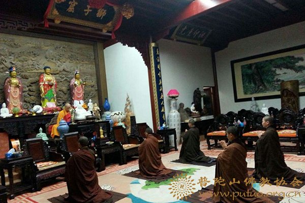 甲午年-甲午年夏天华百子堂举行结夏安居礼请道慈大和尚为依止律师