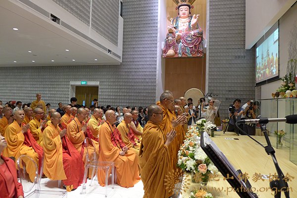 佛教-道慈大和尚应邀赴新加坡出席菩提阁三庆大典