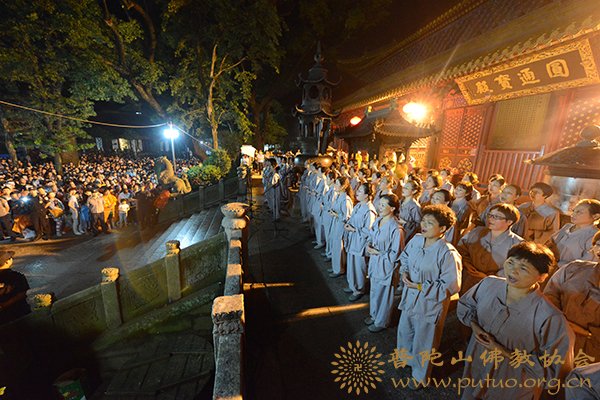 观音-六月十九观音香会期普济禅寺进香活动安全有序