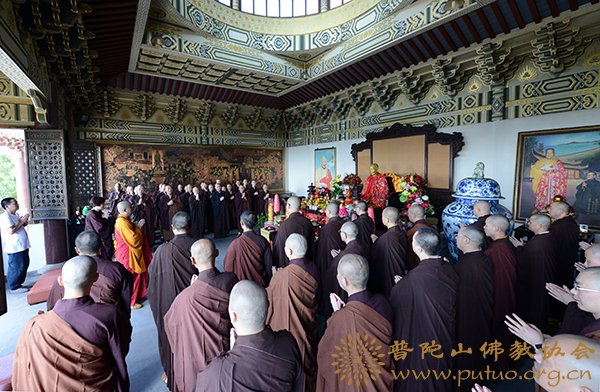 佛教-妙公上人诞辰106周年纪念日举行上供法会