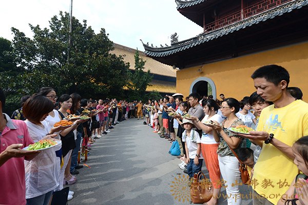 甲午年-甲午年七月十五日“佛欢喜日”普济禅寺隆重举行盂兰盆供传供法会