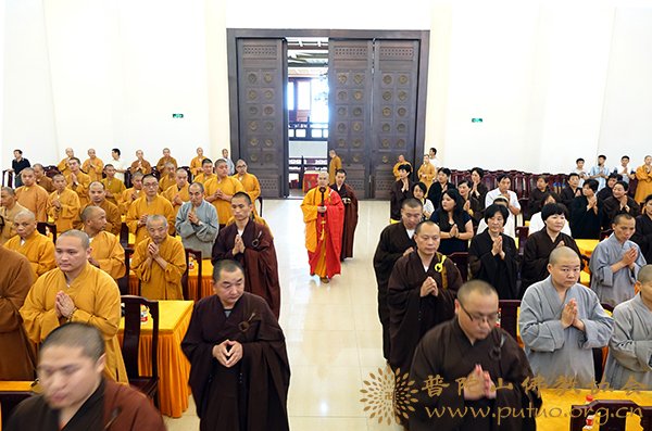 佛学-信光法师于宝陀讲寺作“《华严经·观自在菩萨章》浅说”佛学专题讲座