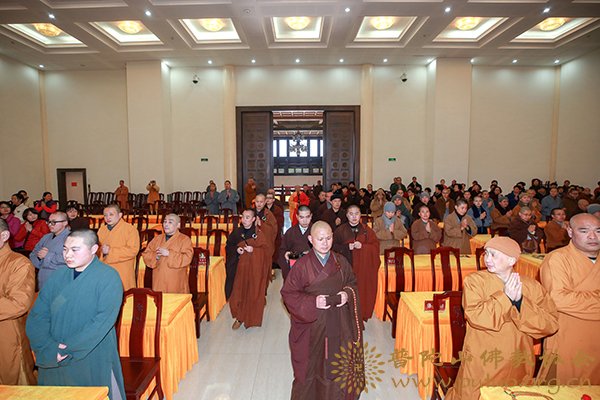 佛学-宽度法师应邀于宝陀讲寺作《阿弥陀佛救度十方众生的心履历程》佛学专题讲座