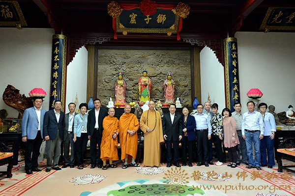 谢国民-道慈会长接待正大集团董事长谢国民一行