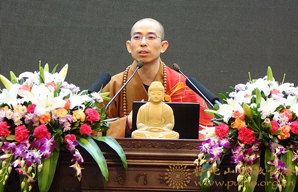 佛教-定源法师应邀于宝陀讲寺作《学佛的误区与盲点》佛学专题讲座