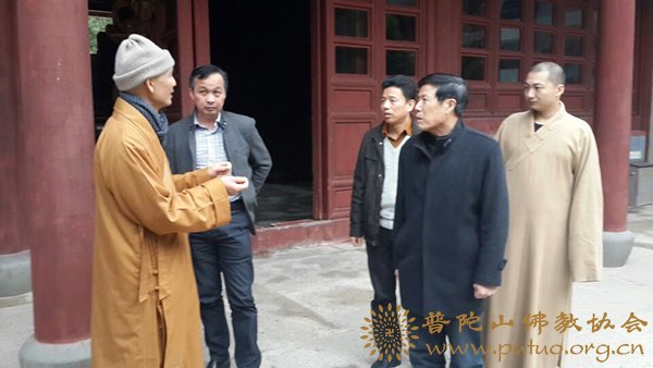 佛协综治办会同宗教部门进行寺院冬季防火检查