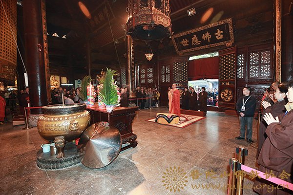 佛教-普陀山佛教协会全山执事第三十五期共修观音七法会隆重举行