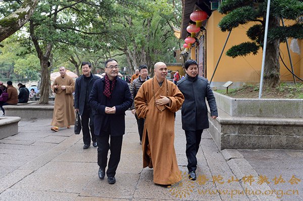 佛教-省民宗委主任冯志礼一行来山调研