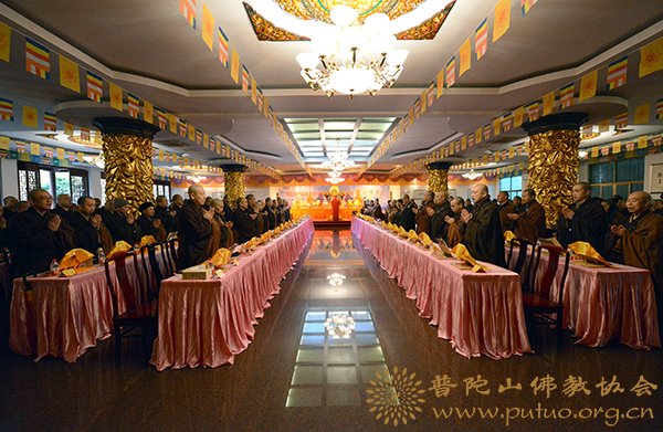 佛教-普陀山佛教协会全山执事第二十六期共修观音七法会在普济禅寺隆重举行