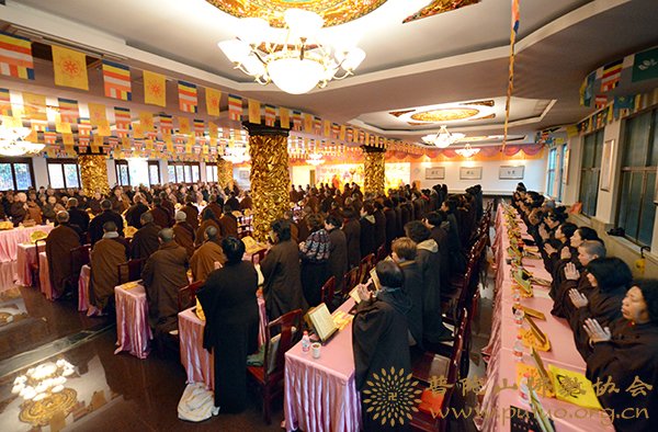 佛教-普陀山佛教协会全山执事第二十六期共修观音七法会在普济禅寺隆重举行