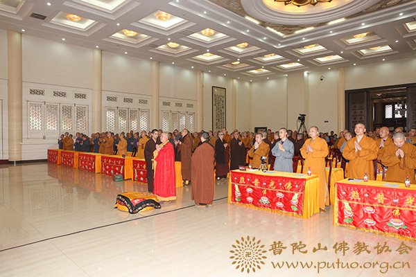 佛教-界定法师应邀于宝陀讲寺作《中的“譬喻”》佛学专题讲座
