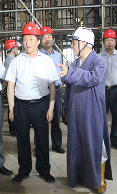 孙景淼-省政协副主席孙景淼调研观音文化园观音法界建设工作